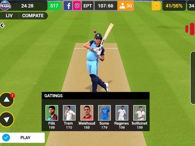 Cricket Dynamo Tournament Mode
